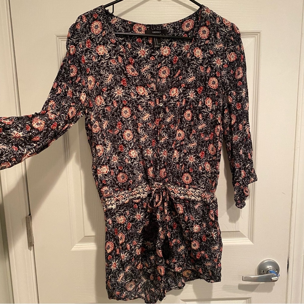 Fun floral romper